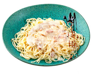 Pasta carbonara con beicon