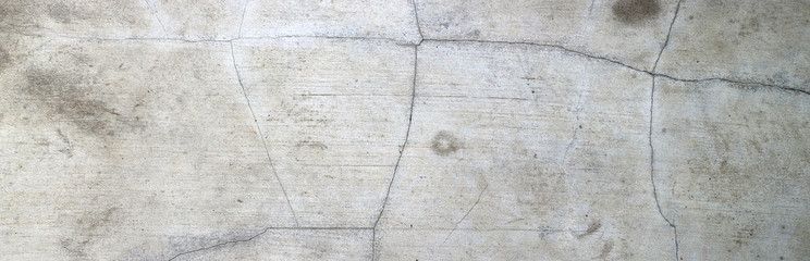 Old cement wall crack for background
