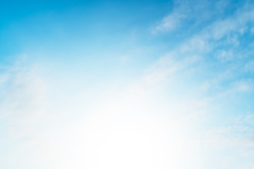 Blue sky with cloud bright at Phuket Thailand.