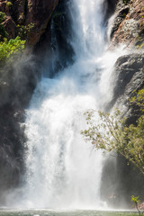 Fototapeta na wymiar Wangi Falls during wet season, Litchfield National Park, Australia.