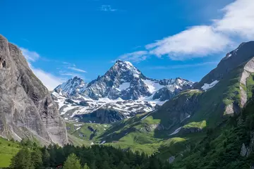 Fototapete Rund Großglockner, the highest mountain in Austria © Holger W. Spieker