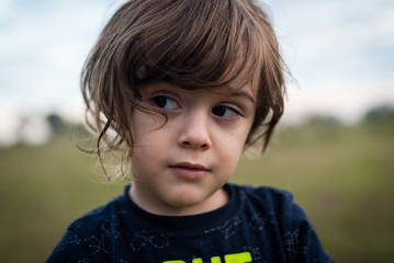 portrait of a little boy