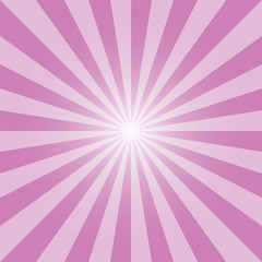 Pink sunburst background template. Ultra pink rectangular recto backdrop design. Sunbeam background design for various purposes.
