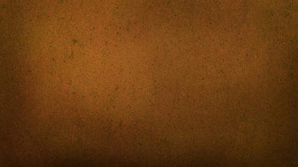 grunge dark brown gradient stucco wall background. abstract grainy brown wall background with space for text. vintage and retro concept background.