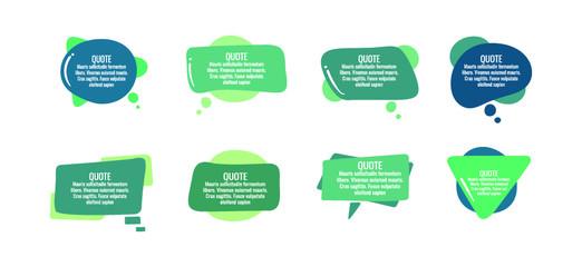 Quote frame notes.
Layout for links and digital information.
Set of blank quote frame templates. Text in brackets, quote blank speech bubbles, quote bubbles. Isolated template. Vector illustration.