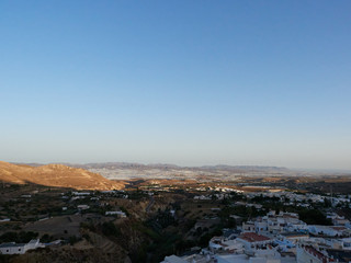 Vistas desde la Atalaya de Níjar en la Costa de Almería