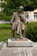 Goethedenkmal in Marienbad