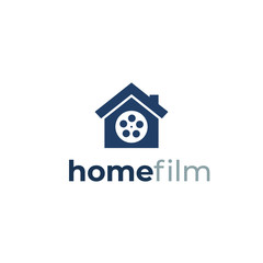 House film production logo design template