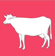 Cow silhouette