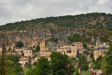 Fototapeta na wymiar Peyre (plus beau village de France)