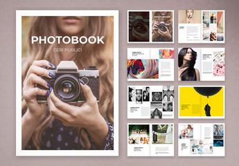 Simple Photobook and Portfolio Layout