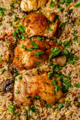 Italian Chicken Rice Casserole