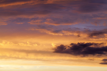 Obraz premium sky during sunset