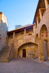 Tuscany impressions, old town San Gimignano, Italy.