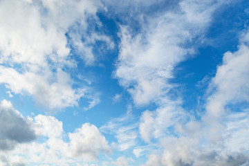 Amazing cloudscape on the sky at day time.
