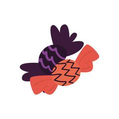 sweet candies free form style icon vector design