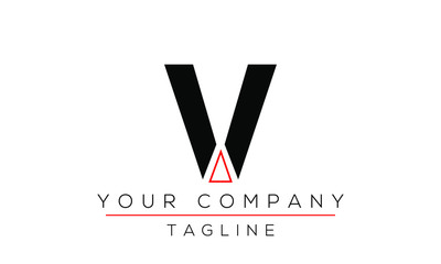 Letter V Logo Design, Creative Modern Icon V