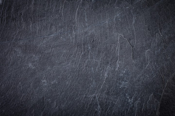 Dark grey and black slate background or texture