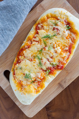 Homemade Flatbread Pizza  