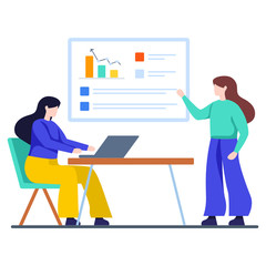 
List of things to do or attend to, meeting agenda in flat style 
