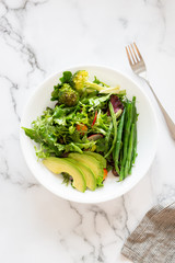 Avocado Salad with Chicken Salad Scoop