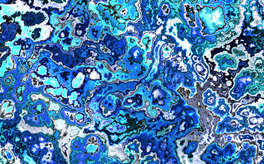  blue colored fractal grunge decor background