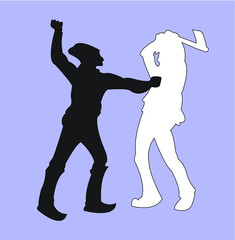 Fighting people