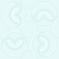 White and blue seamless pattern