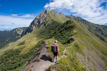 Fototapeta premium Frankreich im Sommer Portes du Soleil