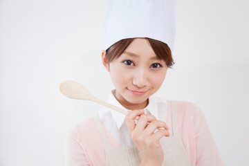 女性パティシエ