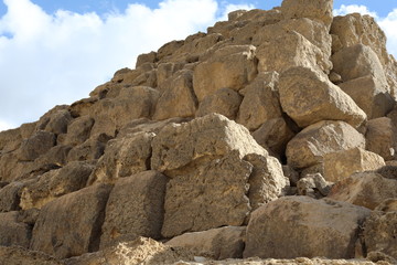 stone wall in the mountains