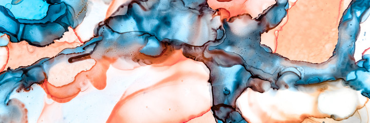 Fototapeta premium Marble Abstract Art. Minerals Illustration. Brown