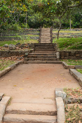 Fototapeta na wymiar Sri Lanka, temples and landscape around Sigiria and the Liobs Rock