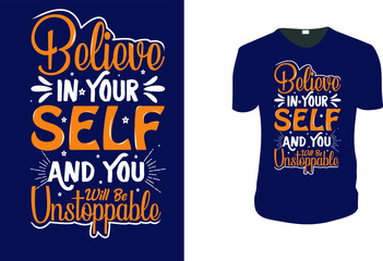 Obraz premium Inspirational quotes typography t shirt, Vector illustration with hand-drawn lettering. 