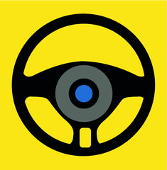 Obraz premium Wheel icon