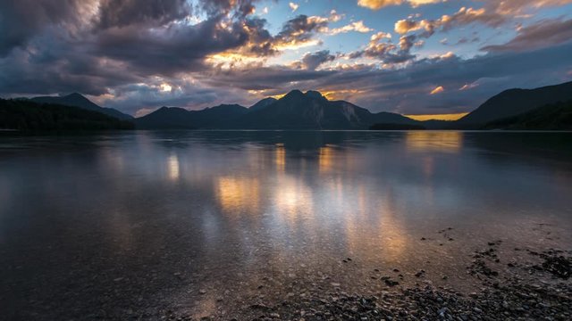Walchensee lake bavaria germany nature landscapes time lapse video