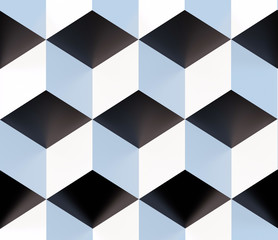 A checkered tile texture, checker background, 3d render