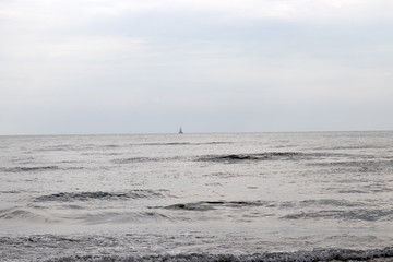 barca in fondo al mare