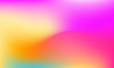 Abstract blurred gradient mesh background in bright rainbow colors. suitable for banner templates, book covers, album covers, web, laptop wallpapers.Vector