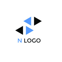 Letter N Logo in Vector