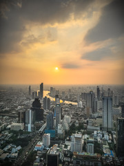 Sunset on Bangkok