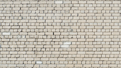 Fototapeta na wymiar The wall is made of white sand-lime bricks.