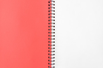 notebook pattern wallpaper simple background concept red and white colors and empty copy space for your text