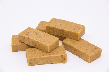 Pacoquinha. Brazilian traditional peanut candy