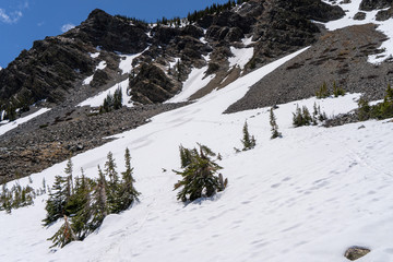 Spring ski descents