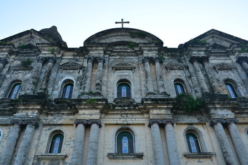 Taal basilica church facade in Batangas, Philippines