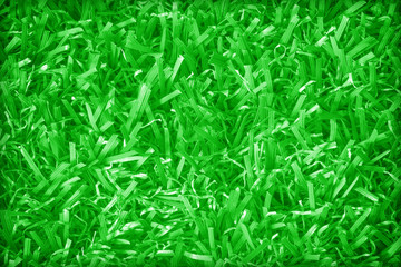 Green artificial grass texture background