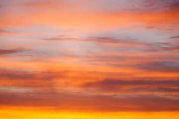 Sunset cloudy sky texture background