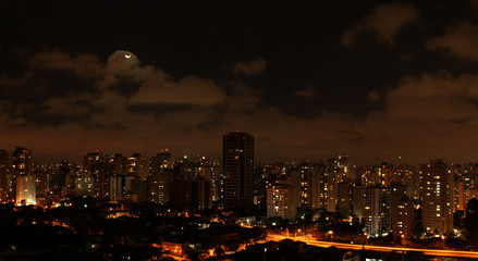 São Paulo city at night