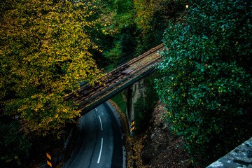 Fototapeta premium A rail path